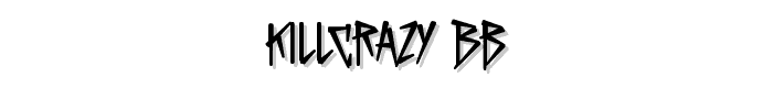 KillCrazy BB font